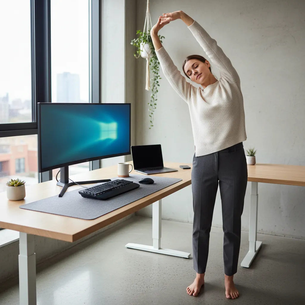 Comment les micro-mouvements arrêtent la fatigue au bureau