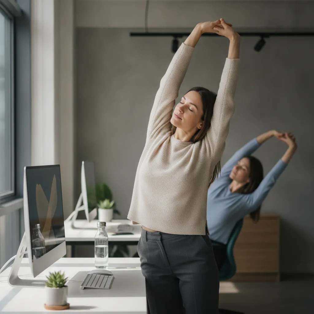 Comment les pauses actives réduisent la raideur au bureau